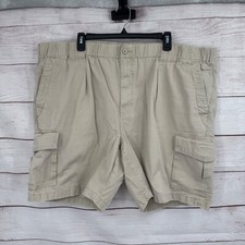 Tommy Bahama Survivor Cargo Shorts Mens 2XB Elastic Waist Casual