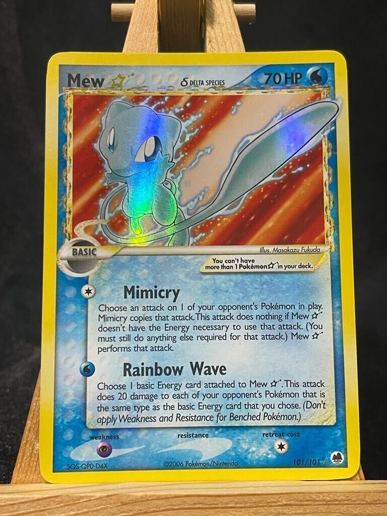 2006 Pokemon Ex Dragon Frontiers Gold Star #101 Mew-Holo PSA 4 on Goldin  Marketplace