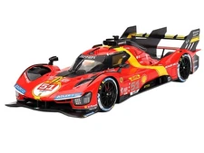 FERRARI 499P #51 3RD PLACE WEC "6 HOURS OF SPA" 2023 1/18 MODEL BY BBR CS18004