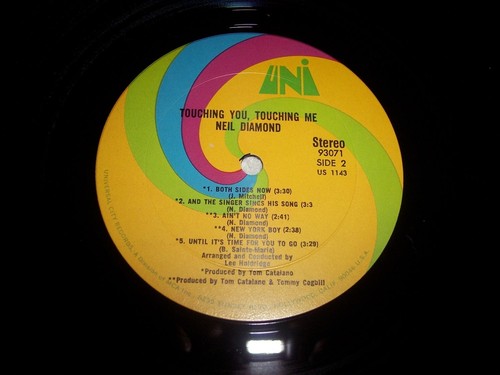 LP--NEIL DIAMOND--TOUCHING YOU TOUCHING ME *NM VINYL #787 - Foto 8 di 8