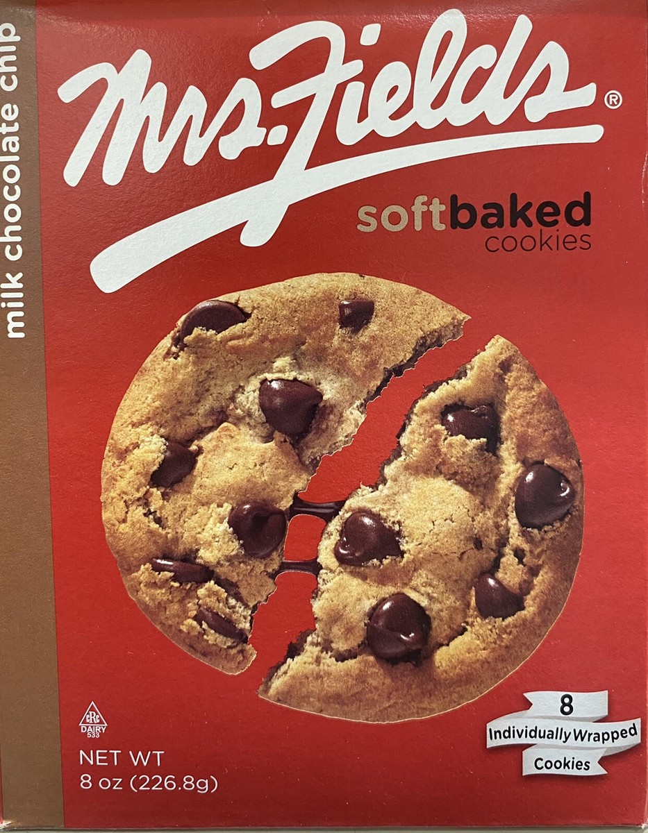 Mrs. Fields Soft Baked Milk Chocolate Chip Cookies 8 Oz Box FREE