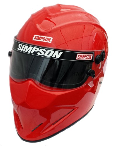 Simpson Diamondback Helmet Red Snell 