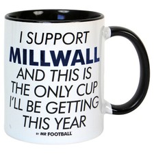 I SUPPORT MILWALL MUG gift for fan FOOTBALL gift boxed