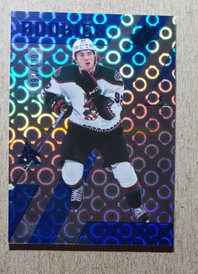 2023-24 Upper Deck SPx Radiance Logan Cooley RC /100 Coyotes Mammoth #104