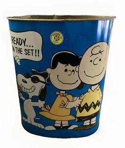 Charlie Brown Trash Can | eBay