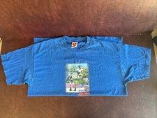 Vintage 90s Hook Ups Shirt Skate Tee Whip It Rollerblade XL