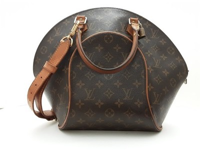 Louis Vuitton Ellipse PM Size Purse, Monogram Brown Canvas And Leather MI0949