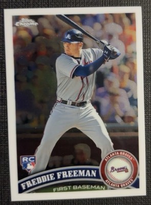 2011 Topps Chrome Freddie Freeman Rookie