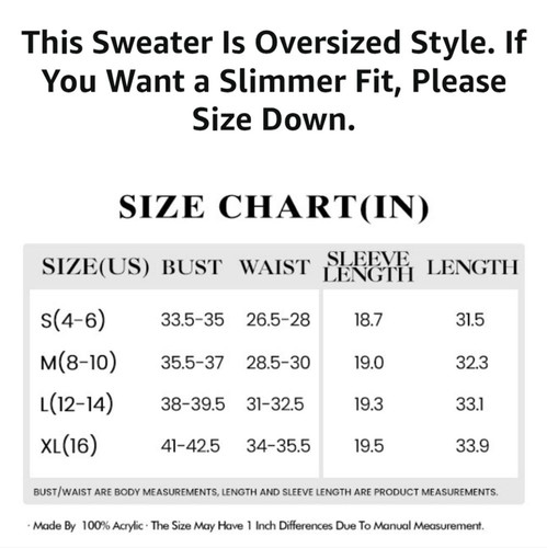 Kirundo Women White Oversized Turtleneck Sweater Dress Slouchy Ribbed Knit Sz L - Picture 5 of 5