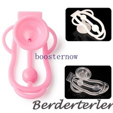 Newly Upgraded Fufu Clip Male To Female Chastity Device Cage with Funnel Sissy