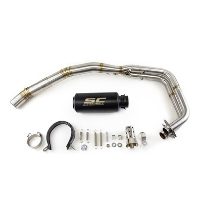 #ad Full System Exhaust Muffler Header Pipe For Kawasaki Z400 Ninja 400 2017 2024 $135.00