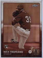 2015 Topps Chrome Sepia Refractor #22 Nick Tropeano