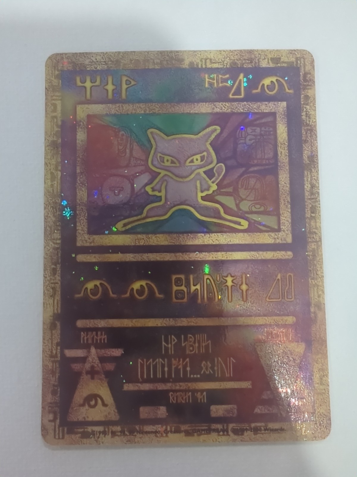 Ancient Mew 2000 Rare HOLO promo Pokemon Card With Info Card