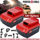 2Pack 8.0Ah Battery Lithium For Porter Cable 18V PC18BLX PC18BL or Charger