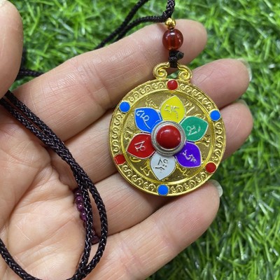 Alloy Mantra Spinner Pendant Keychain Bag Charm Accessory Ornament 40x35x15mm