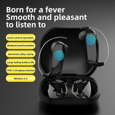 Bluetooth 5.4 Headset Wireless Earbuds Sport Earphones Stereo Headphones Earhook