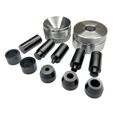 Big Self Centering Coin Ring Hole Punch Set -...