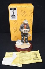 EMMETT KELLY JR 10 Years Figurine #9991 Clown Reading Paper W/Box & COA