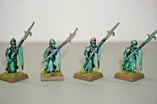 Warhammer Fantasy Vampire Counts Grave Guard Halberd x 4 - Metal