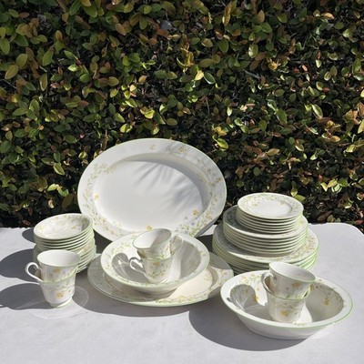 Noritake Ivory China REVERIE 36 Pc Set Service For 6 #7191
