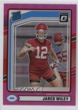 2024 Panini Donruss Rated Rookie Optic Preview Pink Prizm Jared Wiley #387 05gv