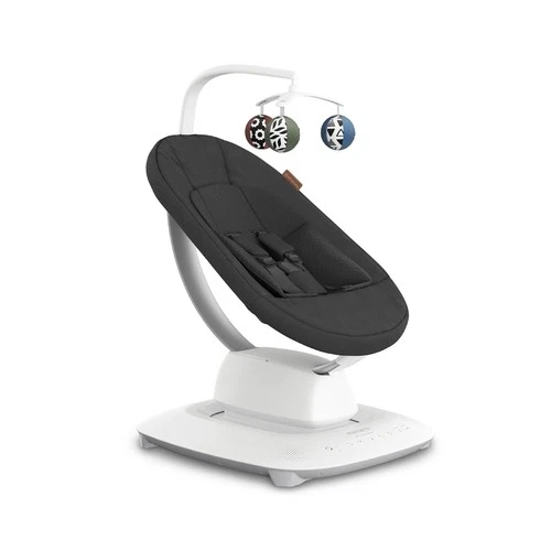 UPPAbaby Mamaroo Smart Swing w/ MotionSync & Newborn Insert Jake Charcoal NEW