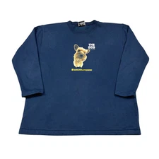 Vintage The Dog Artlist  Collection Yorkshire Terrier Pullover Men's Large