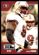 Bryant Young 2002 Upper Deck XL #398 49ers NFL READ FREE SHIPPING AutographDen