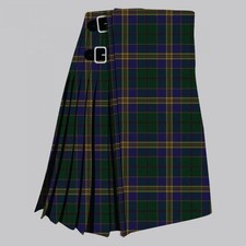Scottish Traditional County Kilkenny Tartan Kilt for Men Custom Made Order Only