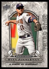 Ryan Zimmerman 2008 Upper Deck A Piece of History #100 Nationals MLB READ