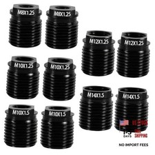CANIPHA 10Pcs Gear Shift Knob Adapter Kit, Universal Aluminum Alloy M10x1.25