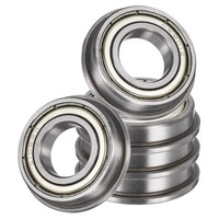 5Pcs FüR F6901ZZ Flanschkugellager, 12X24X6Mm Doppelt Abgedichtet