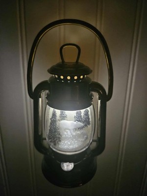 Bath & Body Works Wallflower Fragrance Plug-In Lighted Lantern w/polar Bear