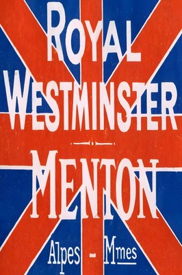   Royal Westminster Menton Vintage Poster - 1930s Graphic Design - Retro