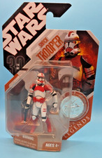 2007 Star Wars 30th Saga Legends SHOCK TROOPER w  Collector Coin