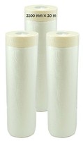 3 X Masker-Tape Feinkrepp /Folie 2100 Mm X 20 M Abdeckband Malerband Abdeckfolie