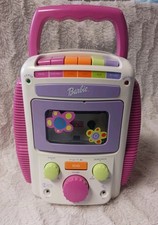 Vintage Mattel Barbie Sing A Long Karaoke Cassette Player 2001 - No Cord TESTED