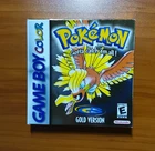 Pokemon Gold Version - Nintendo Game Boy - Complete in Box - CIB - Authentic