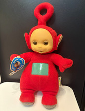 Hasbro Teletubbies Po Talking Red Plush Stuffed Toy 1998 RECALLED