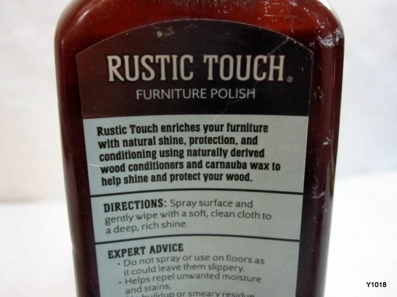 Ecosense Melaleuca Rustic Touch E1427 Furniture Polish Wood Vinyl & Leather 8 oz