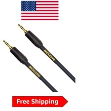 3-Feet 3.5mm TRS Male-to-Male Audio Cable with Gold Contacts for Durability