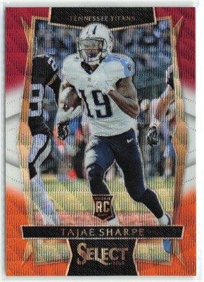 Tajae Sharpe RC 2016 Panini Select Tri-Color Tennessee Titans #81