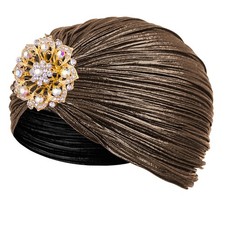 1920s Gatsby Headpiece Crystal Roaring 20s Costumes Accessories Flapper Cap E...