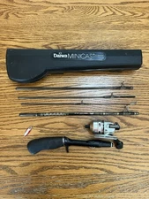 Vintage Daiwa Minicast System Fishing Reel Kit with Case MC-59 Ultra Light 5’