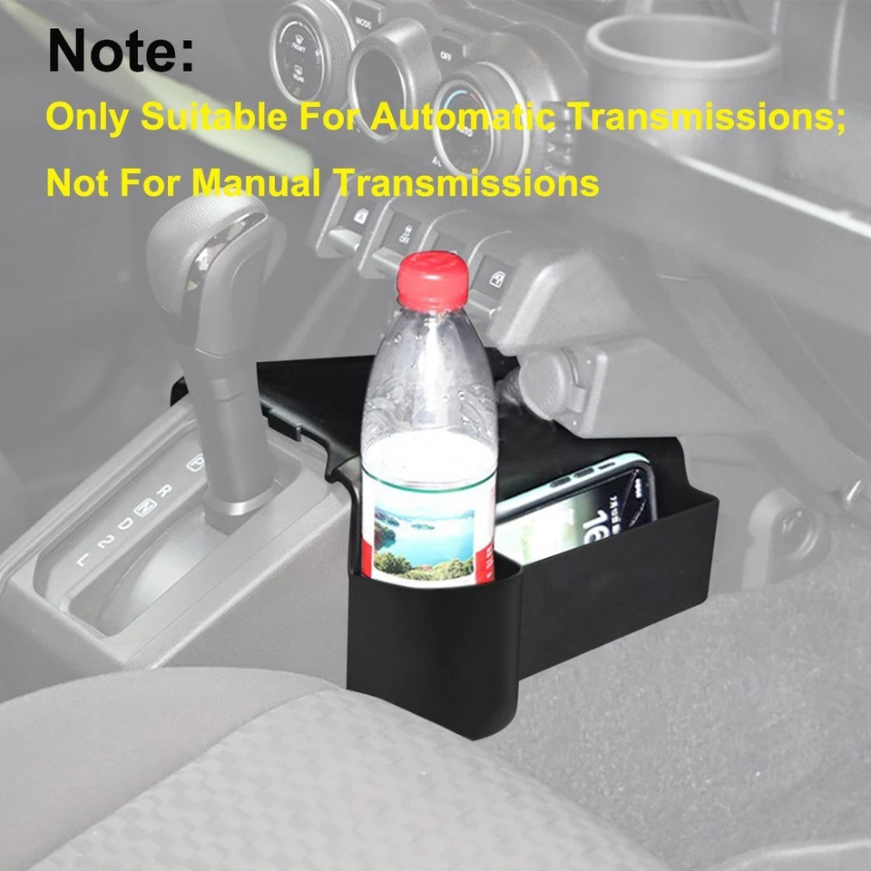 Caja de almacenamiento AT Gear Shift bandeja portavasos para Suzuki Jimny JB64 JB74 JC74 2019+ Foto 3 de 4