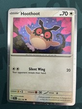 Pokemon TCG Cosmos Holo Hoothoot 126/162 Temporal Forces English