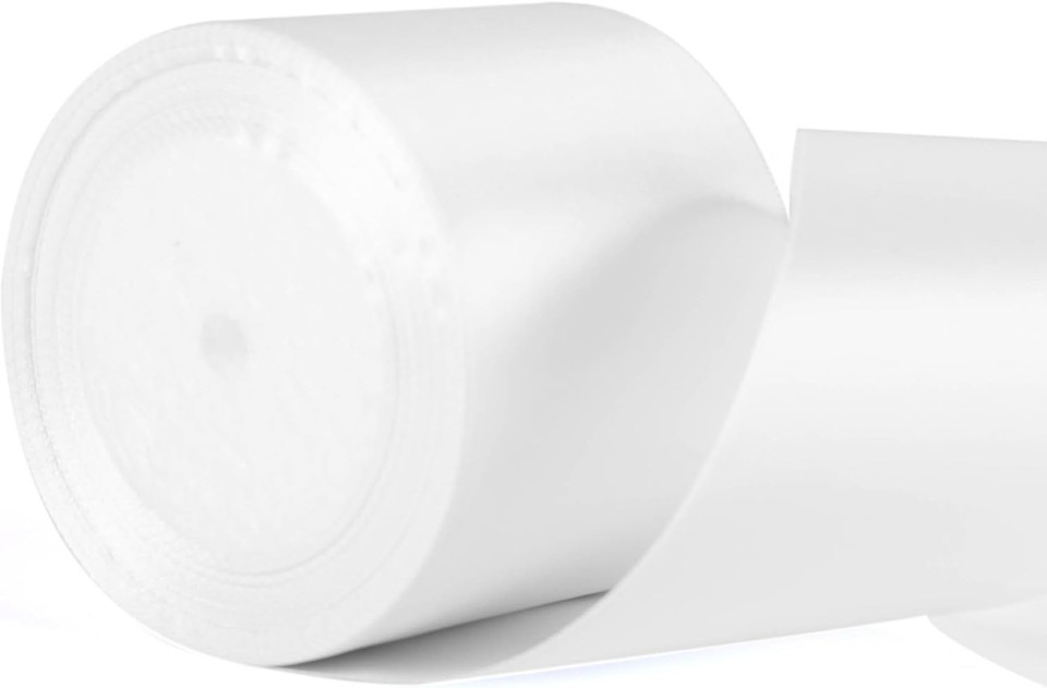 22m Long Thick White Satin Ribbon - 75mm Width for Elegant Gift ...