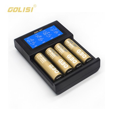 Golisi I4 Battery Charger 2.0A LCD Intelligent Charger For Li-Ion Battery HAU