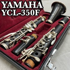 YAMAHA YCL-350F Clarinet Grenadilla Wood Used with Hard case Soft case