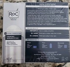 Lot Of 3 - RoC Derm Correxion Firming Serum Stick Retinol 1oz / 30G - NEW in Box